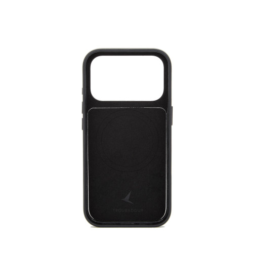 Troubadour Modular Leather Case - etui skórzane do iPhone 18 Pro / 17 Pro kompatybilne z MagSafe (black), widok 4