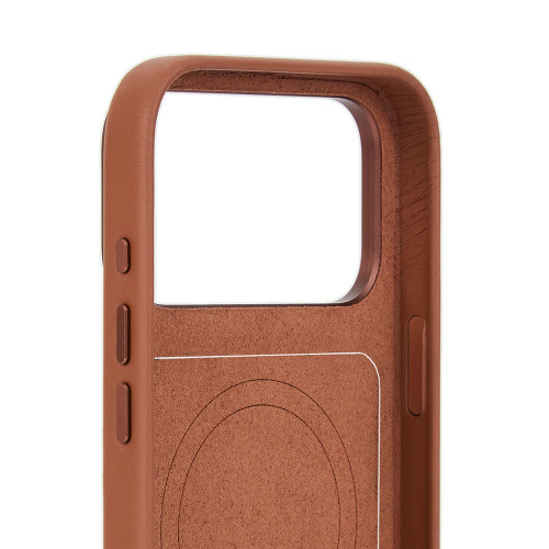 Troubadour Modular Leather Case - etui skórzane do iPhone 18 Pro / 17 Pro kompatybilne z MagSafe (tan), view 6