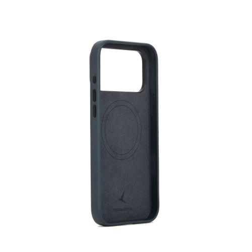 Troubadour Leather Case - etui skórzane do iPhone 18 Pro Max / 17 Pro Max kompatybilne z MagSafe (basalt), view 5