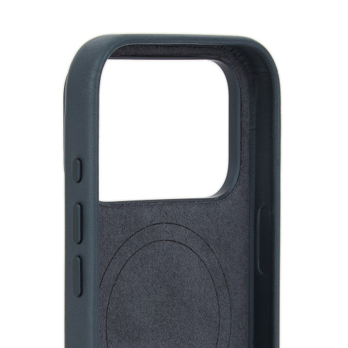 Troubadour Leather Case - etui skórzane do iPhone 18 Pro Max / 17 Pro Max kompatybilne z MagSafe (basalt), view 7