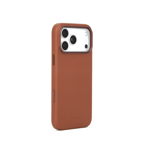 Troubadour Leather Case - etui skórzane do iPhone 18 Pro Max / 17 Pro Max kompatybilne z MagSafe (tan)