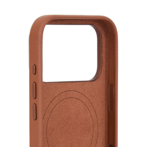 Troubadour Leather Case - etui skórzane do iPhone 18 Pro Max / 17 Pro Max kompatybilne z MagSafe (tan), view 7