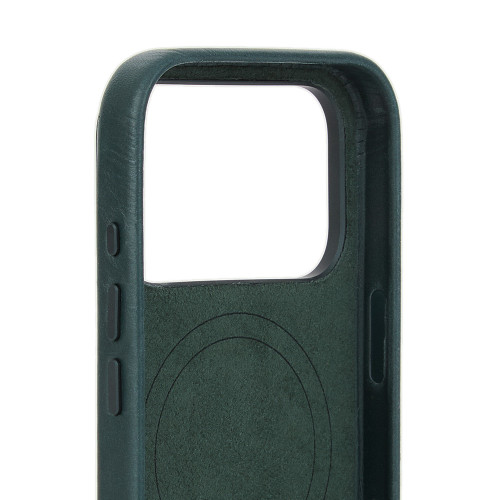 Troubadour Leather Case - etui skórzane do iPhone 18 Pro Max / 17 Pro Max kompatybilne z MagSafe (obsidian green), view 7