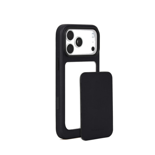 Troubadour Modular Leather Case - etui skórzane do iPhone 18 Pro Max / 17 Pro Max kompatybilne z MagSafe (black), Ansicht 2