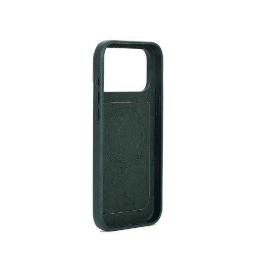 Troubadour Modular Leather Case - etui skórzane do iPhone 18 Pro Max / 17 Pro Max kompatybilne z MagSafe (obsidian green), Ansicht 4