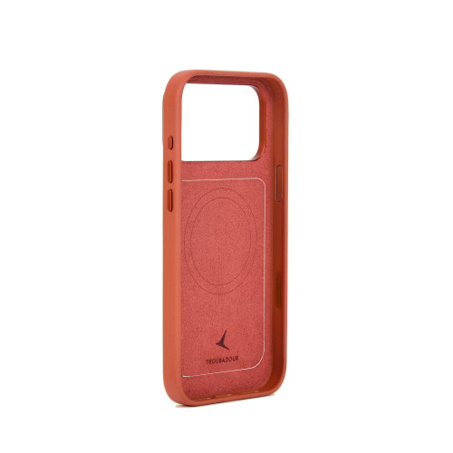 Troubadour Modular Leather Case - etui skórzane do iPhone 18 Pro Max / 17 Pro Max kompatybilne z MagSafe (terracotta), Ansicht 3
