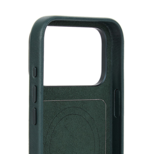 Troubadour Modular Leather Case - etui skórzane do iPhone 18 Pro Max / 17 Pro Max kompatybilne z MagSafe (obsidian green), Ansicht 7
