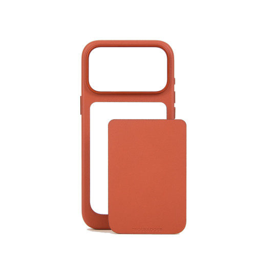 Troubadour Modular Leather Case - etui skórzane do iPhone 18 Pro Max / 17 Pro Max kompatybilne z MagSafe (terracotta), Ansicht 4