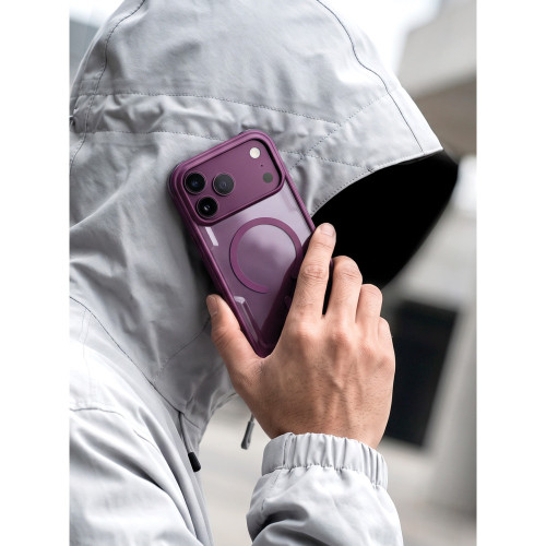 Laut Aero Matter - etui do iPhone 18 Pro Max / 17 Pro Max kompatybilne z MagSafe (burgundy), view 2
