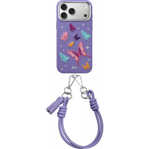 Laut Twine Edge - etui do iPhone 18 Pro Max / 17 Pro Max kompatybilne z MagSafe (lilac butterfly)