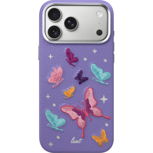 Laut Twine Edge - etui do iPhone 18 Pro Max / 17 Pro Max kompatybilne z MagSafe (lilac butterfly), pohled 3