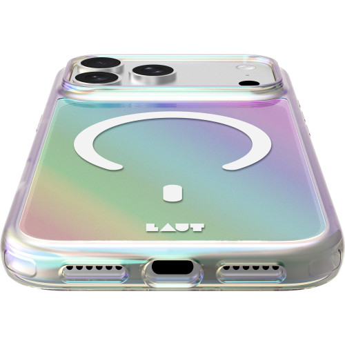 Laut Holo - etui do iPhone 18 Pro / 17 Pro kompatybilne z MagSafe (holo pearl), widok 5