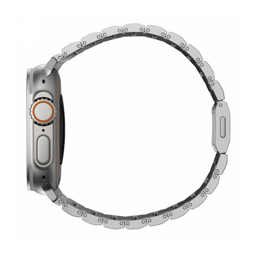NOMAD Titanium Band - tytanowa bransoleta do Apple Watch 44mm-49mm (Apple Watch 4-11, SE 1-3, Ultra 1-3) V3 (natural hardware), widok 2
