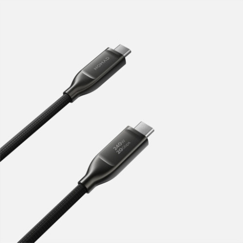 NOMAD USB4 Data Cable - kabel USB-C - USB-C, 240W PD, 20Gbps, 1m (carbide), widok 2