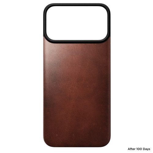 NOMAD Magnetic Leather Back - nakładka magnetyczna na iPhone 18 Pro Max / 17 Pro Max kompatybilna z MagSafe, skóra Horween (olde dublin), Ansicht 8