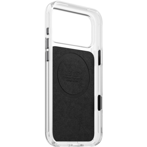 NOMAD Clear Leather Case - etui do iPhone 18 Pro Max / 17 Pro Max kompatybilne z MagSafe, skóra Horween (black), view 7