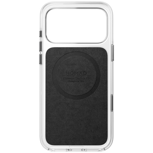 NOMAD Clear Leather Case - etui do iPhone 18 Pro Max / 17 Pro Max kompatybilne z MagSafe, skóra Horween (black), view 8