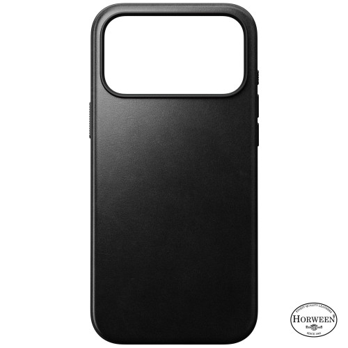 NOMAD Modern Leather Case - etui do iPhone 18 Pro Max / 17 Pro Max kompatybilne z MagSafe, skóra Horween (black), view 4