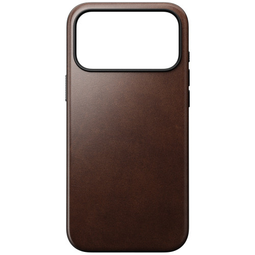 NOMAD Modern Leather Case - etui do iPhone 18 Pro Max / 17 Pro Max kompatybilne z MagSafe, skóra Horween (rustic brown), view 5