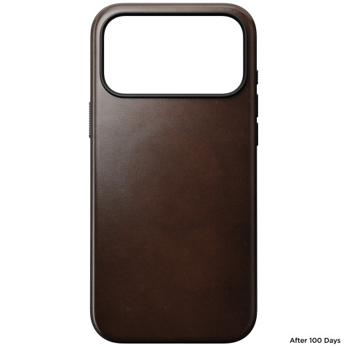 NOMAD Modern Leather Case - etui do iPhone 18 Pro Max / 17 Pro Max kompatybilne z MagSafe, skóra Horween (rustic brown), view 6