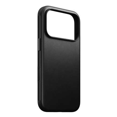NOMAD Modern Leather Case - etui do iPhone 18 Pro / 17 Pro kompatybilne z MagSafe, skóra Camino (black)