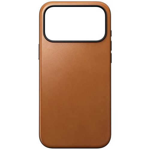 NOMAD Modern Leather Case - etui do iPhone 18 Pro Max / 17 Pro Max kompatybilne z MagSafe, skóra Horween (saddle), widok 5