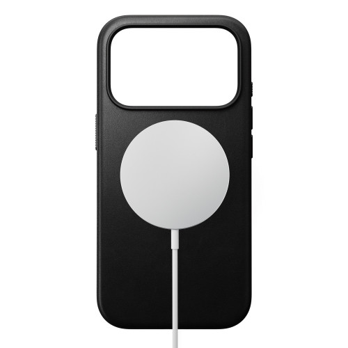 NOMAD Modern Leather Case - etui do iPhone 18 Pro / 17 Pro kompatybilne z MagSafe, skóra Camino (black), widok 2