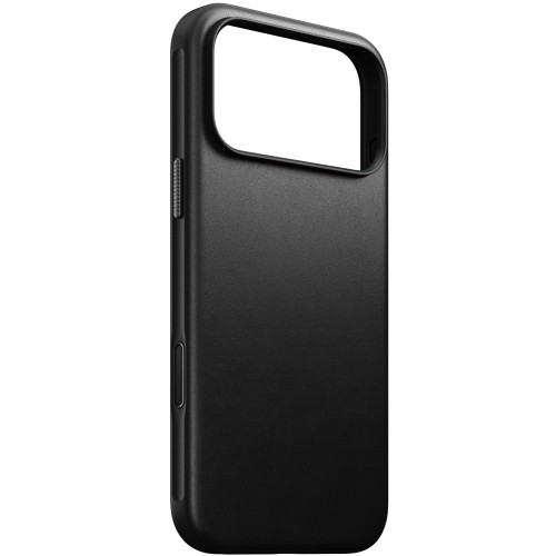 NOMAD Modern Leather Case - etui do iPhone 18 Pro Max / 17 Pro Max kompatybilne z MagSafe, skóra Camino (black)