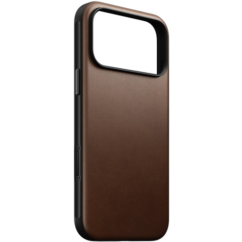 NOMAD Modern Leather Case - etui do iPhone 18 Pro Max / 17 Pro Max kompatybilne z MagSafe, skóra Camino (brown)