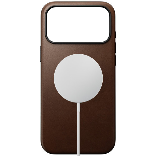 NOMAD Modern Leather Case - etui do iPhone 18 Pro Max / 17 Pro Max kompatybilne z MagSafe, skóra Camino (brown), widok 2