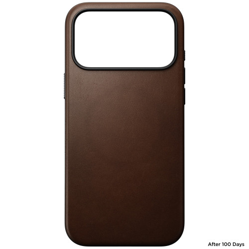 NOMAD Modern Leather Case - etui do iPhone 18 Pro Max / 17 Pro Max kompatybilne z MagSafe, skóra Camino (brown), widok 4