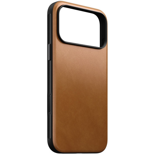 NOMAD Modern Leather Case - etui do iPhone 18 Pro Max / 17 Pro Max kompatybilne z MagSafe, skóra Camino (english tan-c)