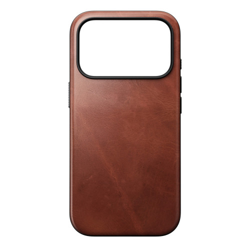 NOMAD Modern Leather Case - etui do iPhone 18 Pro / 17 Pro kompatybilne z MagSafe, skóra Horween (olde dublin), widok 4