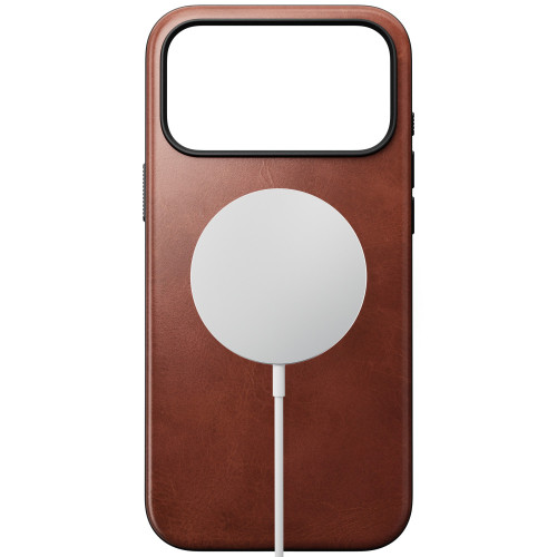 NOMAD Modern Leather Case - etui do iPhone 18 Pro Max / 17 Pro Max kompatybilne z MagSafe, skóra Horween (olde dublin), widok 3