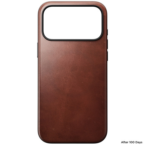 NOMAD Modern Leather Case - etui do iPhone 18 Pro Max / 17 Pro Max kompatybilne z MagSafe, skóra Horween (olde dublin), widok 8