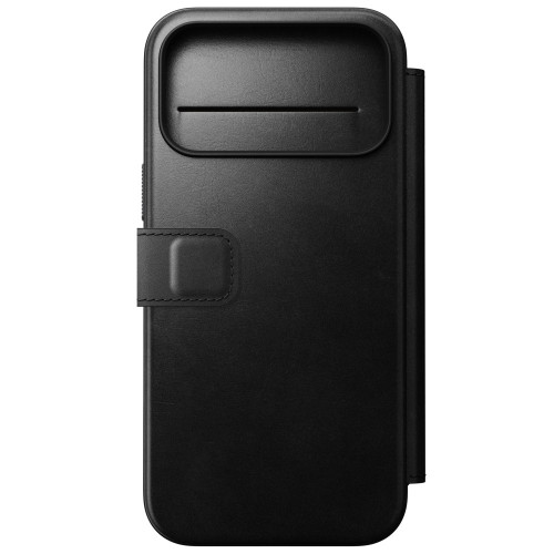 NOMAD Modern Leather Folio - etui do iPhone 18 Pro Max / 17 Pro Max kompatybilne z MagSafe, skóra Horween (black), Ansicht 7