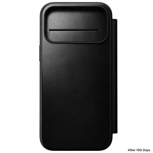 NOMAD Modern Leather Folio - etui do iPhone 18 Pro Max / 17 Pro Max kompatybilne z MagSafe, skóra Horween (black), Ansicht 8