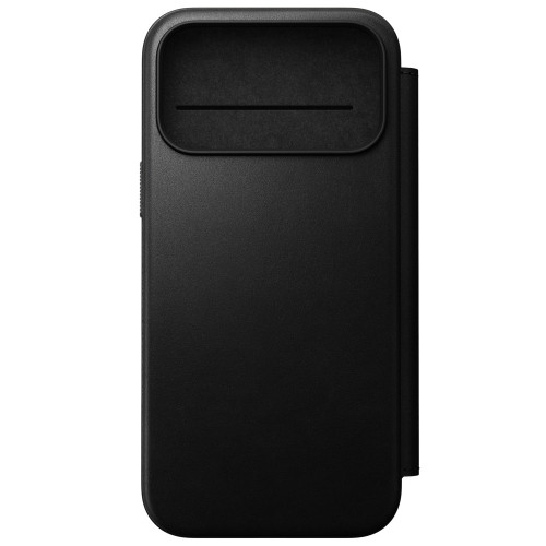 NOMAD Modern Leather Folio - etui do iPhone 18 Pro Max / 17 Pro Max kompatybilne z MagSafe, skóra Camino (black), nézet 3