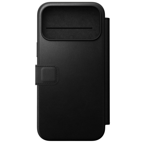 NOMAD Modern Leather Folio - etui do iPhone 18 Pro Max / 17 Pro Max kompatybilne z MagSafe, skóra Camino (black), nézet 4