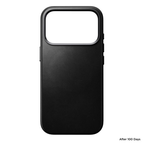 NOMAD Traditional Leather Case - etui do iPhone 18 Pro / 17 Pro kompatybilne z MagSafe, skóra Horween (black), widok 6
