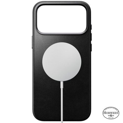 NOMAD Traditional Leather Case - etui do iPhone 18 Pro Max / 17 Pro Max kompatybilne z MagSafe, skóra Horween (black), widok 2