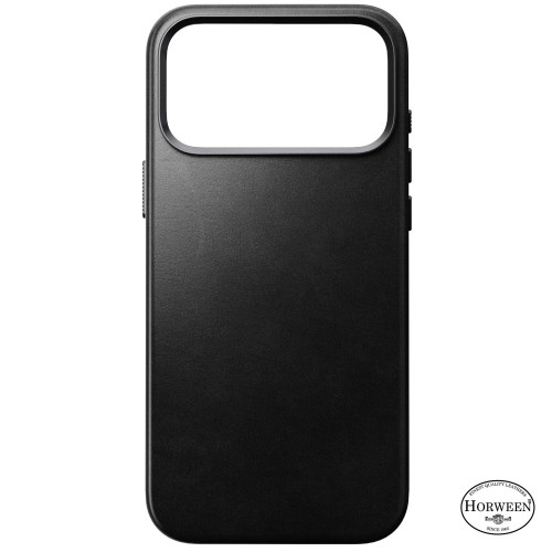 NOMAD Traditional Leather Case - etui do iPhone 18 Pro Max / 17 Pro Max kompatybilne z MagSafe, skóra Horween (black), widok 4