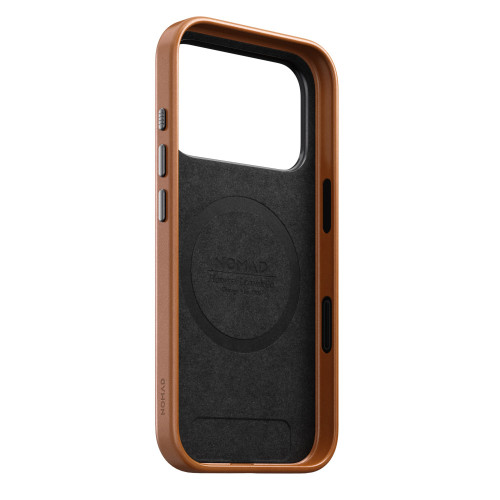 NOMAD Traditional Leather Case - etui do iPhone 18 Pro / 17 Pro kompatybilne z MagSafe, skóra Horween (saddle), widok 7