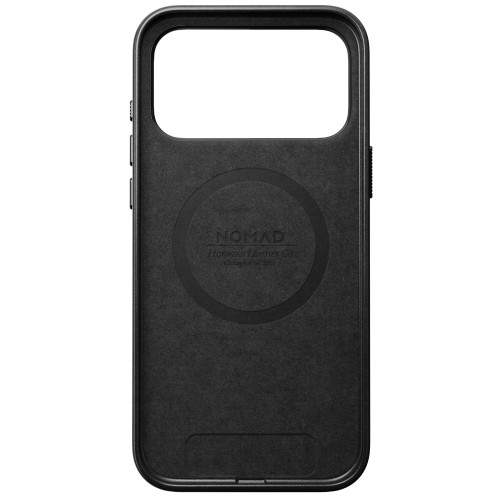 NOMAD Traditional Leather Case - etui do iPhone 18 Pro Max / 17 Pro Max kompatybilne z MagSafe, skóra Horween (black), widok 8