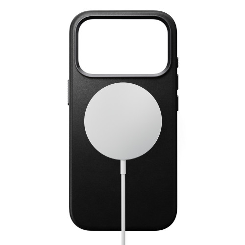 NOMAD Traditional Leather Case - etui do iPhone 18 Pro / 17 Pro kompatybilne z MagSafe, skóra Camino (black), widok 2