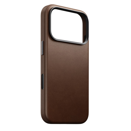 NOMAD Traditional Leather Case - etui do iPhone 18 Pro / 17 Pro kompatybilne z MagSafe, skóra Camino (brown)