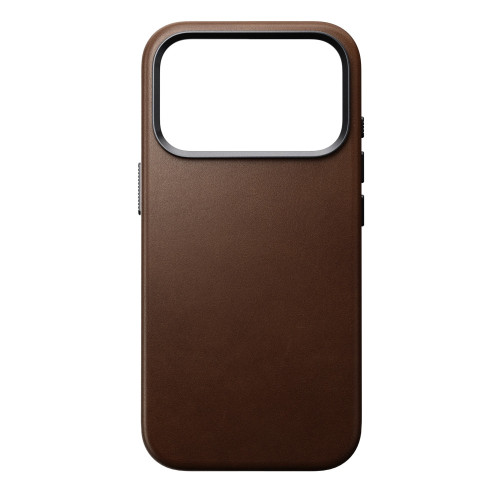 NOMAD Traditional Leather Case - etui do iPhone 18 Pro / 17 Pro kompatybilne z MagSafe, skóra Camino (brown), widok 3