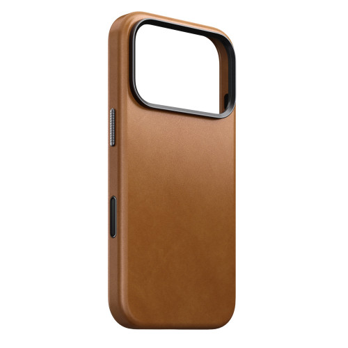 NOMAD Traditional Leather Case - etui do iPhone 18 Pro / 17 Pro kompatybilne z MagSafe, skóra Camino (english tan-c)