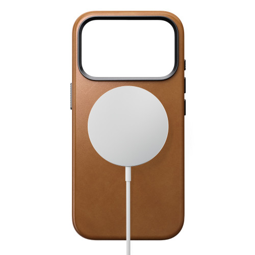 NOMAD Traditional Leather Case - etui do iPhone 18 Pro / 17 Pro kompatybilne z MagSafe, skóra Camino (english tan-c), widok 2