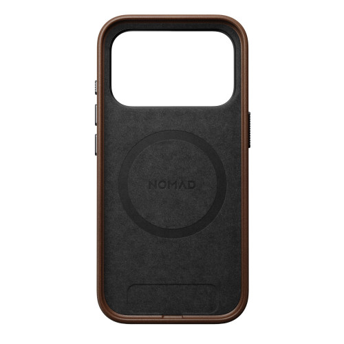 NOMAD Traditional Leather Case - etui do iPhone 18 Pro / 17 Pro kompatybilne z MagSafe, skóra Camino (brown), widok 6